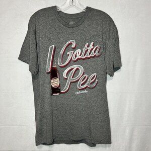 Bubba Gump Shrimp Co. "I Gotta Pee" Orlando Florida Novelty T-Shirt Size L